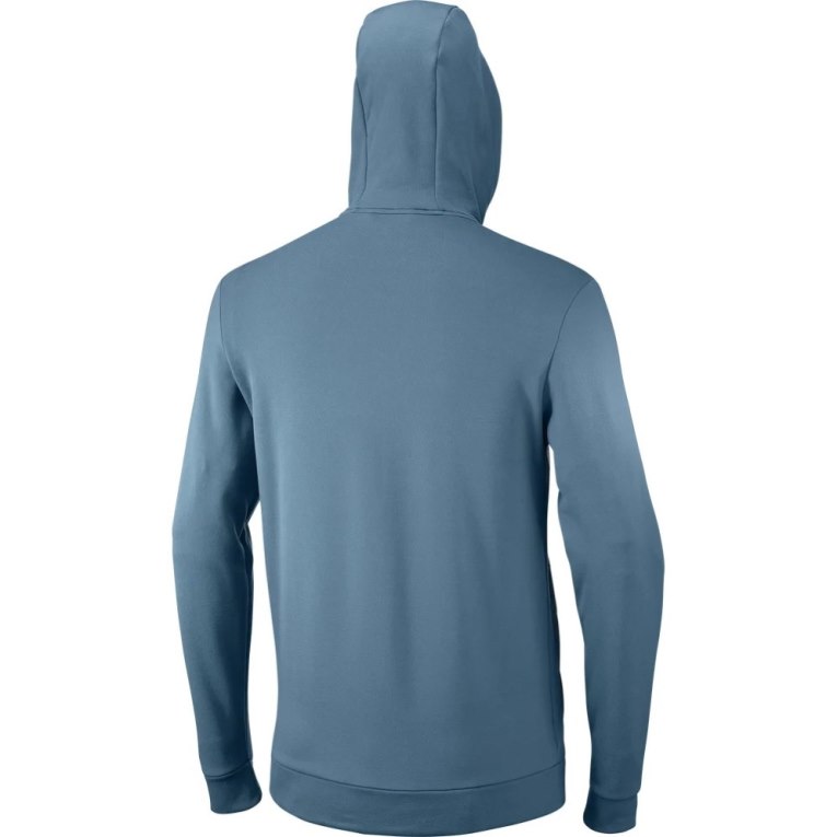 Salomon Essential Warm Fleece Men's Jackets Blue | CA 74Q29